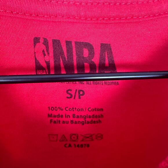 NBA Mens Toronto Raptors Basketball Sports Logo Print Red Crewneck T-Shirt Small - Picture 6 of 7